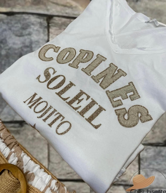 Tee shirt copines soleil mojito